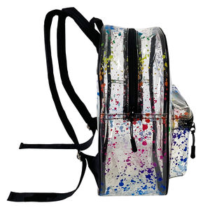 Mochila de colores transparentes, mochila transparente duradera, estadio de moda para niños y niñas, aprobado para conciertos, festivales, deportes - Product Image 4