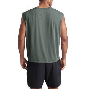 Men's Casual Sportswear Premium Quality Quick Dry Tank Top Knitted <b>Muscle</b> Top Gym Running Sleeveless Fitness Shirt All Season - Product Image 5