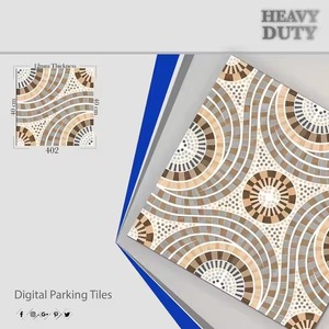 Vistaar Marca Direto Fábrica Suprimentos Heavy Duty Outdoor Cerâmica Porcelana Digital Piso Estacionamento Telhas 40x40cm 400x400mm - Product Image 3
