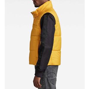 Custom Men's Winter Puffer Vest Lightweight Nylon Polyester Hooded <b>Jacket</b> High Street Fashion Wholesale Puffer Vest Manufacture - Product Image 3