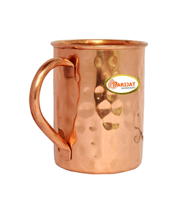 Hammered Copper <b>Mugs</b> for Moscow Mules - 14 Oz Size Mule Copper Straight <b>Mug</b> 100% Pure Copper <b>Mug</b>/Cup <b>Large</b> Gift Design - Product Image 1