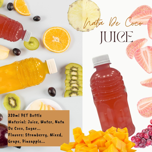 320ml <b>Bottle</b> Nata De Coco Juice Tropical Drinks OEM Manufacture Custom Brand for USA/Canada & Turkey Retailers | HACCP HALAL - Product Image 4