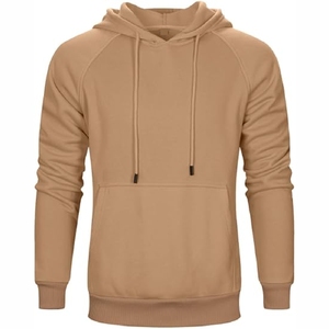Qualité supérieure surdimensionné hommes pull à capuche 100% coton sweat brodé techniques hiver blanc plaine pull en vrac - Product Image 4