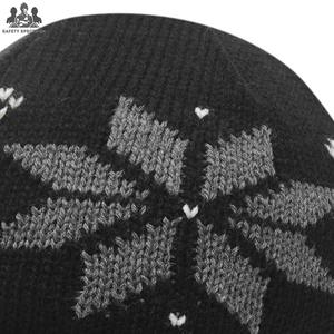 Gorro de Punto Jacquard Plano Informal con Logotipo Bordado y Remaches Ajustables de Alta Calidad, Novedad de 2025 - Product Image 4