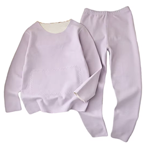 Conjuntos de Ropa de Dormir Personalizados, Ecológicos, Transpirables, para Invierno, Unisex, para Adultos - Product Image 1