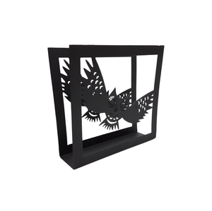 Classic Design Dead <b>Matt</b> Black PC Color Iron Napkin Holder With Home And Tabletop Halloween Decoration Indian Handmade - Product Image 4