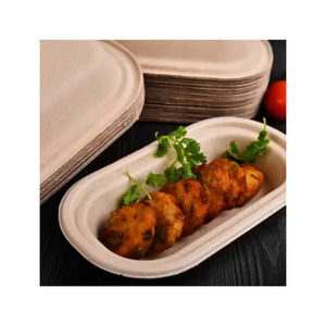 Bagasse Compostable sans fuite, boîte de Burger de canne à sucre pour boîte d'emballage alimentaire au meilleur prix - Product Image 2