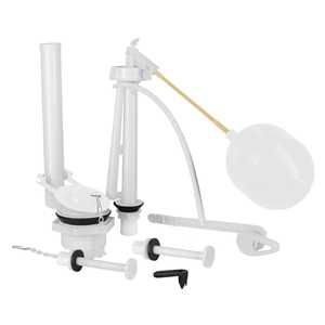 Kit d'accessoires pour réservoir de toilettes Foset VW-356 économique avec mécanisme de chasse d'eau simple, construction en plastique, design minimaliste, garantie de 3 ans - Product Image 3