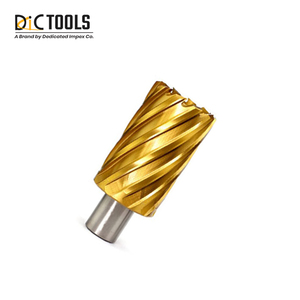 HSS M2 M35 M42 Weldon Shank Annular Cutters with TiN Coating <b>Drill</b> <b>Bits</b> - Product Image 5