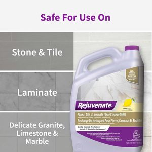 Limpiador de Pisos de Piedra, Azulejos y Laminados Rejuvenate, Limpia Suavemente y Revitaliza el Granito Delicado, 1 Galón - Product Image 5