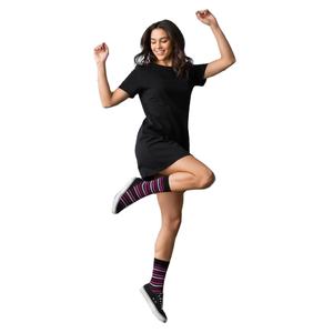 Haute qualité 100% coton biologique chaussettes pour femmes équipage respirant anti-dérapant pour les affaires usage quotidien personnalisable votre logo de marque - Product Image 5