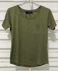 Camiseta de mujer de retazos con estampado de algodón 100% personalizado con características de secado rápido y antibolitas para la moda de verano - Product Image 2