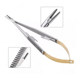 Precio barato ortodoncia Dental instrumento de acero inoxidable soporte de aguja con punta dura Mathieu Alicates para laboratorio quirúrgico - Product Image 5