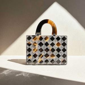 Manijas de cuerno de búfalo ecológicas Vintage, Maleta de madera en forma de barra transversal, accesorios de Hardware pulidos para una eficiencia óptima - Product Image 4