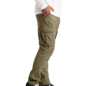 Nouvelle qualité Premium 2023 personnalisé hommes Cargo pantalon avec poches latérales solide couleur rouge hommes pantalons en vrac entraînement Cargo survêtement pantalon - Product Image 4