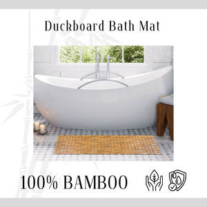 Alfombra de Baño Moderna DreamCraft de Rayón de Bambú, Diseño Sólido y a Rayas para Piso de Baño, Uso Interior en Vietnam - Product Image 4