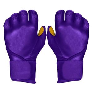 Guantes de Bateo de Béisbol Personalizados para Adultos, de Cuero Suave, Transpirables, Antideslizantes, con Palma Acolchada, Correa Ajustable, Guantes de Béisbol Juveniles - Product Image 1