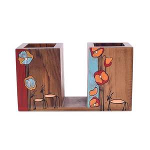 Soporte de Madera Hecho a Mano para Espátulas, Cucharones y Cucharas para Remover Mientras se Cocina, Soporte Impreso Económico - Product Image 3