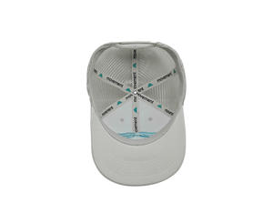 Casquette de sport en maille blanche respirante réglable à 6 panneaux de conception 2024, mode classique et vintage pour adulte, vendeur fabriqué au Vietnam - Product Image 6