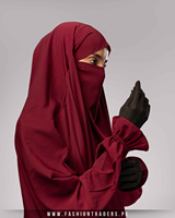 Abaya une pièce respirante grande taille pour femmes musulmanes, robe islamique longue avec hijab, tenue de soirée modeste, automne/printemps, polyester