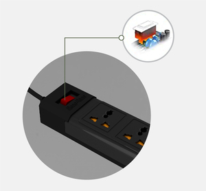 Dây Dẫn Nối Dài Việt Nam 4 Ổ Cắm Thông Dụng 3/5 Mét Dây Cáp Dây Nguồn - Product Image 5