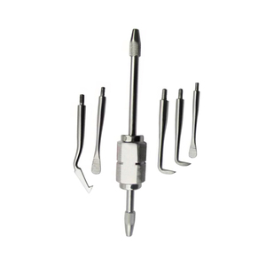 Ensemble de dissolvant de couronne de morille dentaire de qualité supérieure dissolvant de couronne manuel en acier inoxydable allemand trois points pointe par pentax - Product Image 3