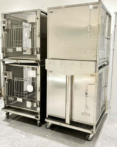 Animale in acciaio inox laboratorio gabbia di allevamento per cane coniglio scimmia maiale attrezzature veterinarie - Product Image 1