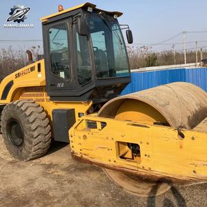 Compacteur vibrant à tambour unique Shantui SR22MA d'occasion, poids de travail 22 tonnes, marque chinoise originale, compacteur moyen - Product Image 2