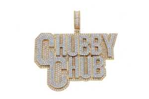 Pendentif Hip Hop unisexe en or blanc/jaune 10 carats avec diamants naturels de 15,08 carats, certifié IGI, plaqué rhodium, chaîne fine, cadeau, fête - Product Image 6