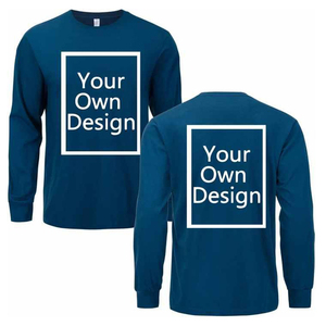 Custom Ultra Cotton Sweatshirt & Long T-Shirt for Men and <b>Plus</b> <b>Size</b> Women <b>Low</b> MOQ Wholesale Heavyweight Casual <b>Top</b> - Product Image 2