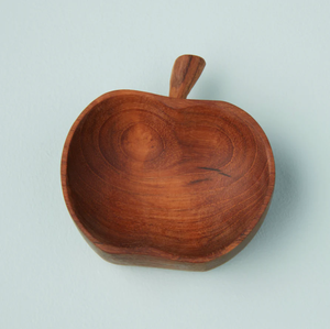 Cuenco de madera para el hogar, hoteles, cena, cuenco para servir, excelente calidad, cuenco con forma de manzana de madera hecho a mano - Product Image 6