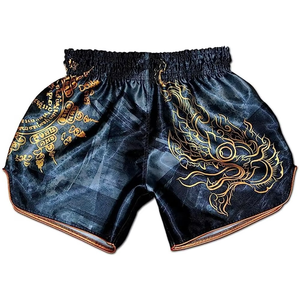 Customizable Tiger Muay Thai Boxing Shorts Breathable MMA <b>Trunks</b> <b>for</b> <b>Men</b> and Women with Mid Waist Design - Product Image 3