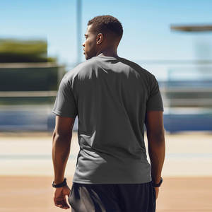 Personalizada de los hombres Muscle Fit gimnasio Camiseta 100% algodón cuello redondo Fitness camiseta al por mayor hombres camiseta de verano - Product Image 2