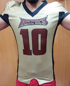 Flag 7v7 Reversible American Football Uniform Sublimation Embroidery Jersey Pant <b>Sock</b> Player Jacket Reversible - Product Image 3