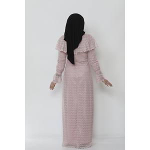 เดรสอาบายะสไตล์ลำลองประดับกลิตเตอร์แบบดันเทล - Product Image 5