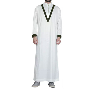 Ropa Islámica para Hombre de Alta Calidad de Marca Superior, Estilo Thobe Jubbah, Diseño Nuevo Personalizado de Fábrica, Venta Directa de Moda - Product Image 1
