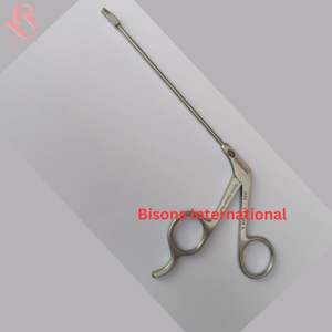BISONS Vente en gros Instrument chirurgical vétérinaire à pointe droite de 13 cm Coupe-fil pour arthroscopie à fibre optique à extrémité ouverte avec cran gauche en acier inoxydable - Product Image 3