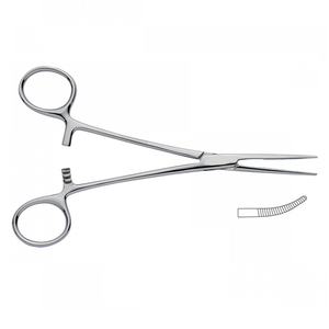 Pince hémostatique Kelly incurvée avec serrure Fabricant d'usine Instruments chirurgicaux - Product Image 3