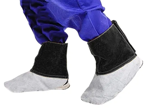 Leather Welding Spats Fire Resistant Welding Shoes <b>Boot</b> <b>Cover</b> Heat Resistant Working Protective Foot <b>Cover</b> Welding Leg Guard - Product Image 5