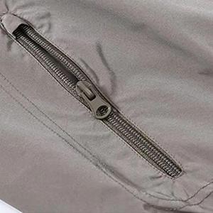 Blouson Bomber Homme Hiver Léger Patchwork Camouflage Coupe-Vent Séchage Rapide Respirant Décontracté Élégant Zippé Habillé Business - Product Image 4