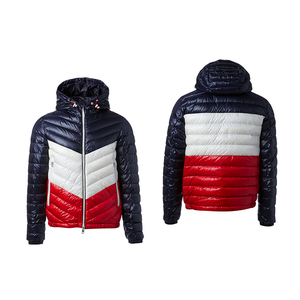 Chaqueta Acolchada Azul Marino para Hombre y Mujer, Chaqueta de Invierno Cálida y Gruesa con Relleno de Poliéster - Product Image 3