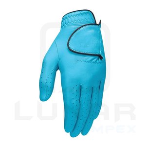 Guantes de golf para todo tipo de clima Cabretta Leather Soft Palm Power Net Mesh Insert Paralelo al pulgar para un agarre flexible adicional - Product Image 3