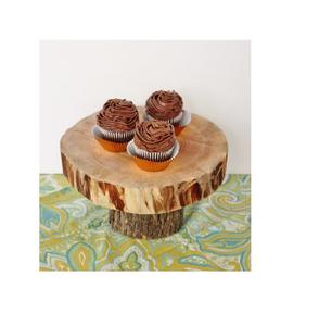 แท่นวางคัพเค้กทำจากไม้วอลนัทสำเร็จรูปสำหรับตกแต่งบนโต๊ะอาหารและงานแต่งงาน - Product Image 3