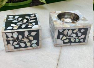 Brûleur à Bakhoor en nacre d'Arabie, fait à la main, écologique et durable, fabriqué aux Émirats arabes unis - Product Image 5