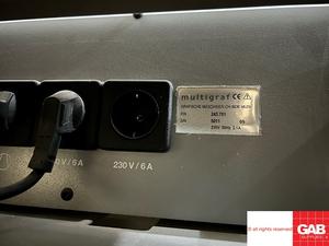 เครื่องจักร Multigraf DCM-45 สำหรับการพับและการเจาะรูขนาดเล็กความเร็วสูง มือสองขาย - Product Image 6