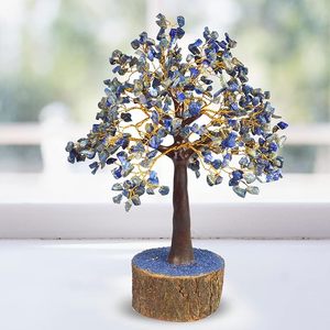 Lapis Lazuli ต้นหิน500ลูกปัดคริสตัลสำหรับการกระตุ้นจิตวิญญาณและความสมดุลเพื่อความสุขและความสำเร็จด้านพลังงานในเชิงบวก - Product Image 6