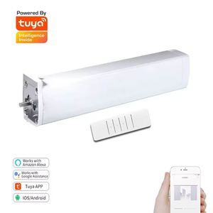 Moteur de rideau intelligent <span class=keywords><strong>Dooya</strong></span> Tuya WIFI modèle T12, moteur de rideau électrique intelligent, télécommande, 50/60HZ, système intelligent, super silencieux - Product Image 4