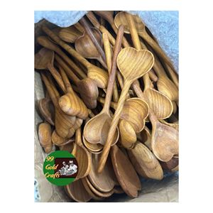 Cuchara de madera hecha a mano de primera calidad, fabricante de Vietnam, suministro de utensilios de cocina naturales para cocinar, hornear y servir - Product Image 6