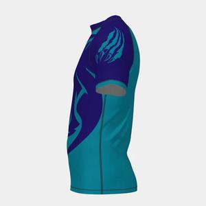 Sublimation de haute qualité concevez votre propre chemise de Compression en Spandex imprimée personnalisée à séchage rapide Gym Running Training BJJ Rash Guard - Product Image 3
