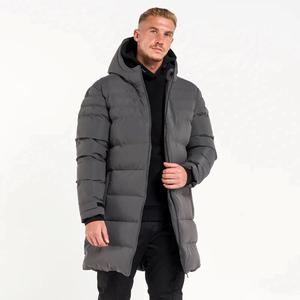 2025 nuevo diseño Stand chaquetas acolchadas para hombres venta al por mayor Gran oferta abrigos acolchados personalizados Chaqueta larga de invierno acolchada - Product Image 3